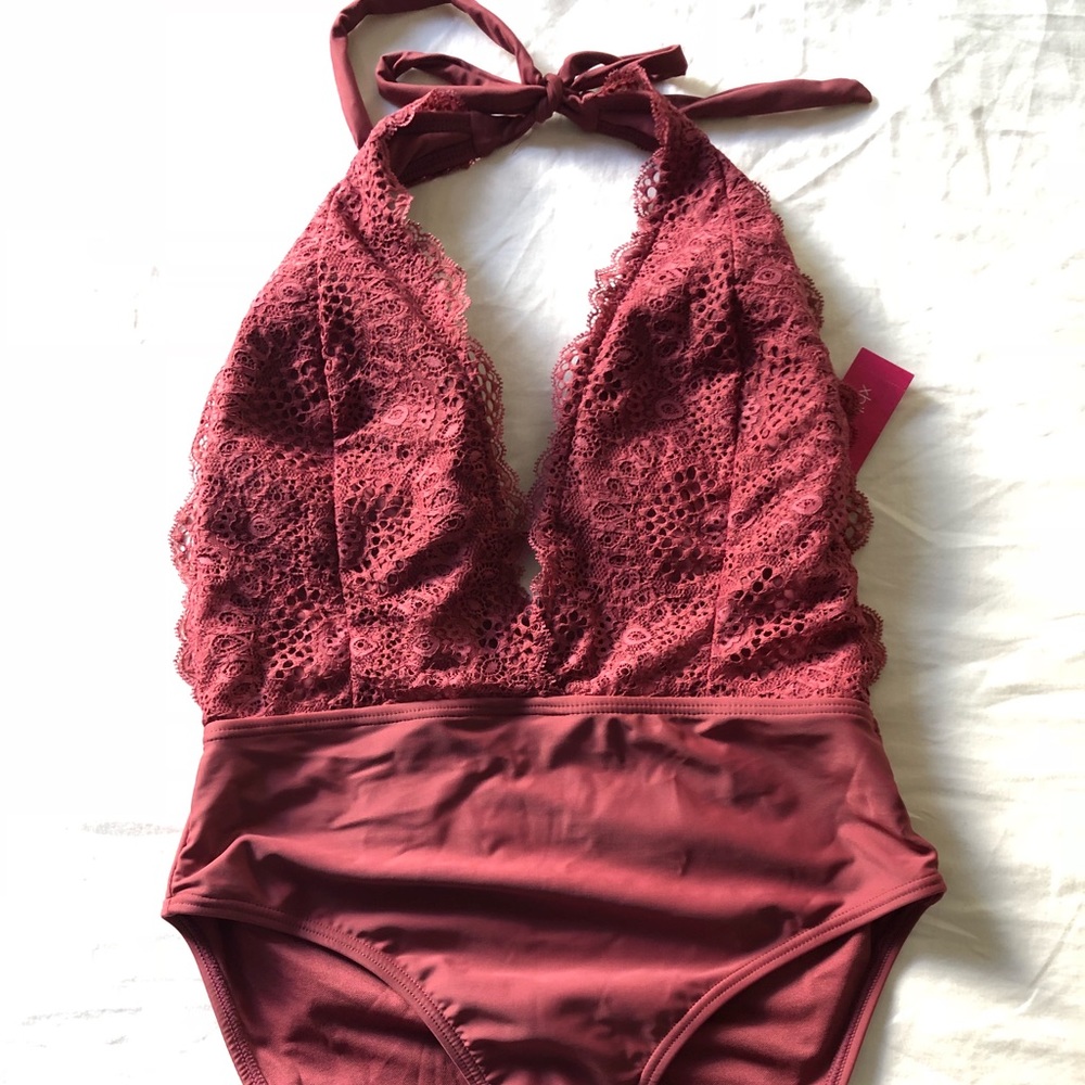 Xhiliration One Piece Swim Suit